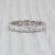 Vintage 0.72ctw Diamond Eternity Band Platinum Size 6.5 Anniversary Wedding Ring For Sale - Image 4 of 7