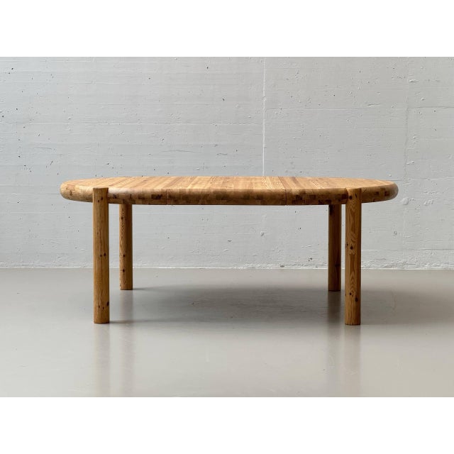 Round Pine Table by Rainer Daumiller, Denmark, 1970s For Sale - Image 10 of 18