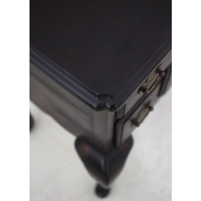 Vintage Mahogany Miniature Diminutive Lowboy For Sale - Image 9 of 17