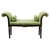 Chinoiserie Vintage Regency Style Green Chinoiserie Window Seat Bench For Sale - Image 3 of 11