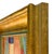 Contemporary Colorful Abstract Oil Painting in Vintage Frame For Sale In New York - Image 6 of 6