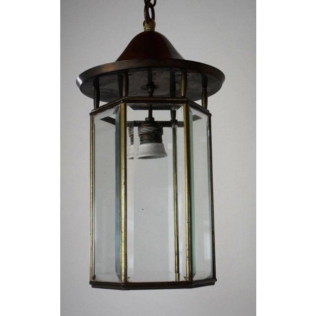 Gold Antique Pendant Light For Sale - Image 8 of 8