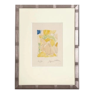 1950s Jacques Villon "La Fenetre" Lithograph, Framed For Sale
