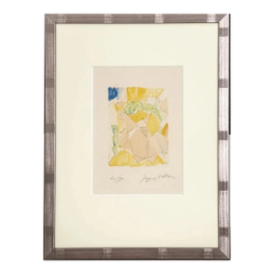 1950s Jacques Villon "La Fenetre" Lithograph, Framed