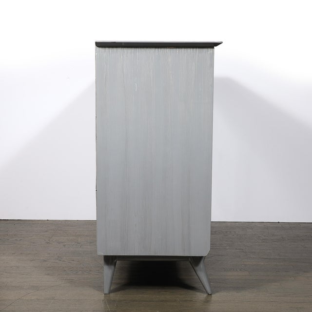 Mid-Century Modern Silver Cerused Oak Cabinet by John Stuart Inc. For Sale - Image 14 of 18