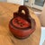 Antique Chinese Red Wedding Basket For Sale - Image 4 of 10