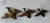 Mid-Century Modern Set of 3 Mid Century Brass Flying Ducks or Geese Wall Plaques For Sale - Image 3 of 8