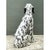 Black Vintage Italian Black and White Glazed Ceramic Dog Statue For Sale - Image 8 of 12