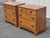 A Matching pair of Chippendale Maple three drawer Chest of Drawers in good vintage condition. Measures 30.25" in width,...