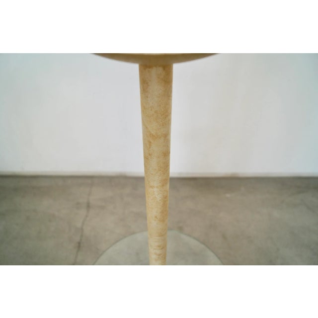 1970's Hollywood Regency Cottagecore Floor Lamp W/ End Table For Sale In Los Angeles - Image 6 of 13