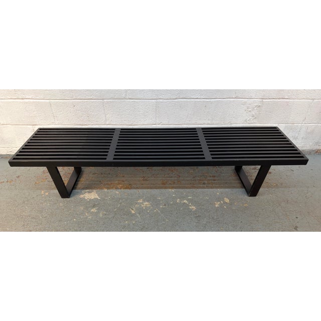 George Nelson Mid-Century Modern Attributed to George Nelson for Herman Miller Platform Bench For Sale - Image 4 of 11