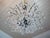 Silver Crystal and Chrome Chandelier, 1970s For Sale - Image 8 of 11