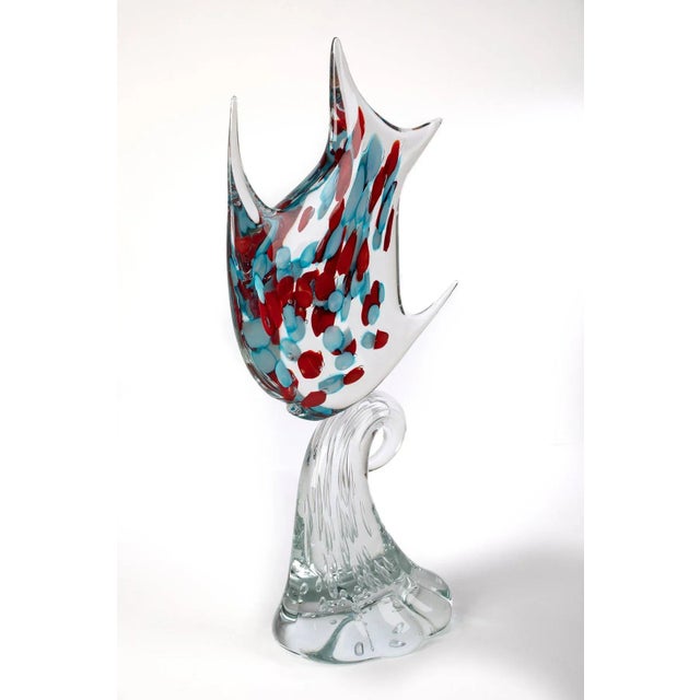 Glass Large Sculpture in Murano Glass by 1295 Murano For Sale - Image 7 of 13