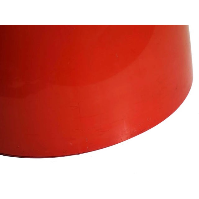 Dedalo Red Umbrella Stand by Emma Gismondi Schweinberger for Artemide, 1976, in Flawless conditions. Designed 1970 to 1979