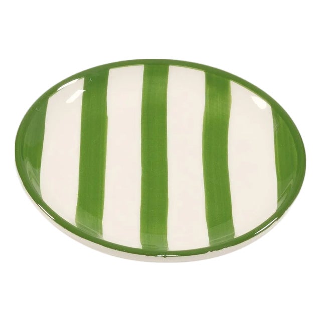 Lido Dessert Plate - Set of 4 - Green For Sale