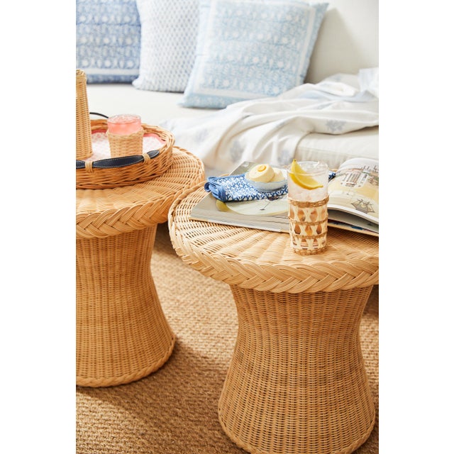 Freeport Rattan Side Table Chairish