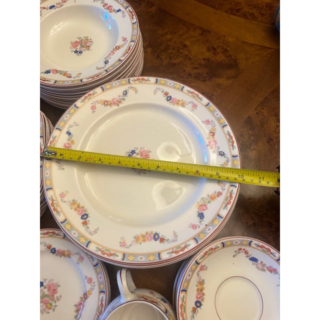 Antique Late 19th Century Rare Park Johnson Bros. England "Arundale" Pattern 68 Pieces Floral Dining Set For Sale - Image 10 of 18