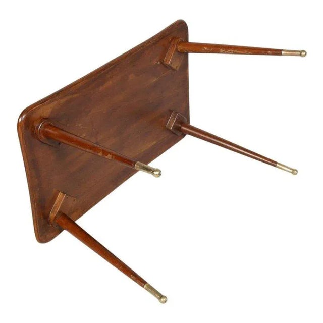 Mid-Century Modern Italian Walnut Coffee Table, 1950s For Sale - Image 3 of 6