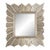 Matthew Izzo Home Raymond Silver Leaf Rectangular Wall Mirror For Sale