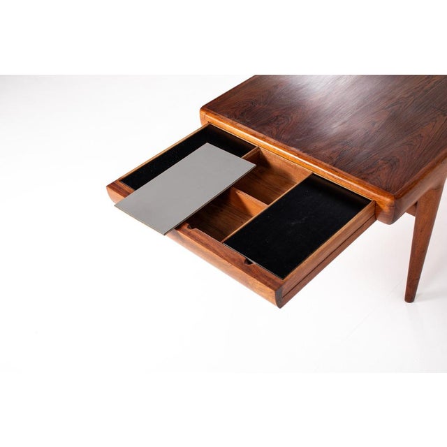 Mid-Century Modern Vintage Rosewood Coffee Table by Johannes Andersen for CFC Silkeborg, 1960s For Sale - Image 3 of 18