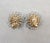 Metal Vintage 1960s Signed Vendome Aurora Borealis & Clear Beaded Clip Earrings-2 Pieces For Sale - Image 7 of 7