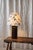 Blue Sculptural Ribbed Ceramic Table Lamp, Hungary, 1970s For Sale - Image 8 of 9