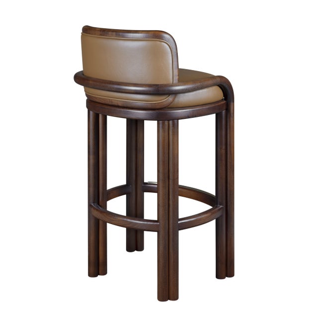 Not Yet Made - Made To Order James Bar Chair by Wood Tailors Club For Sale - Image 5 of 9