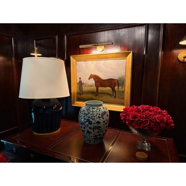 Chinoiserie Vintage Extra Large Chinoiserie Vase Birds Fish Bees Butterflies For Sale - Image 3 of 6