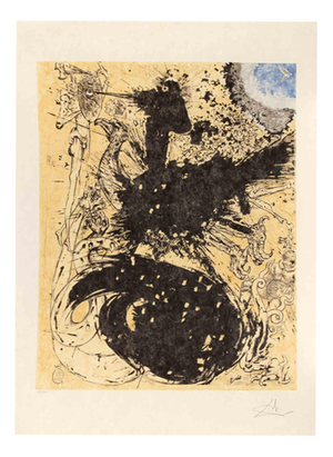 After Salvador Dali, The Chimera of Chimeras, Lithograph, 1950s