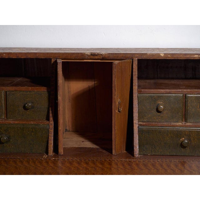 Antique Swedish Painted Secretaire with Drawers For Sale - Image 12 of 18