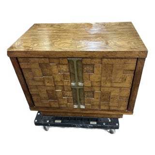 1970S Burlington House Brutalist Nightstand For Sale
