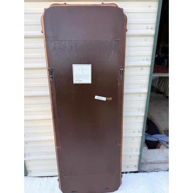 Vintage Italian Rococo-Style Carved Mirror by La Barge For Sale - Image 13 of 13