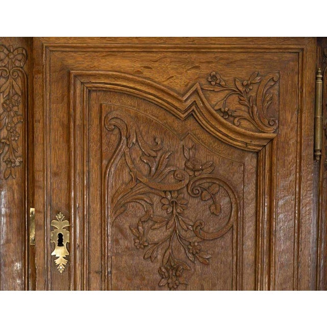Napoleon III Sideboard with Sloping Desk in Carved Oak, 19th Century For Sale - Image 12 of 14