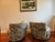 Postmodern Mid 20th Century Kagan Style Nautilus Swivel Lounge Chairs - Pair For Sale - Image 3 of 5