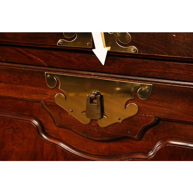 Bernhardt Pair Of Asian Campaign Style Linen Cabinets For Sale - Image 10 of 18