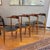 Scandinavian Modern Dining Table and Chairs in the style of Hans Olsen, Denmark, 1960s, Set of 5 For Sale - Image 6 of 18