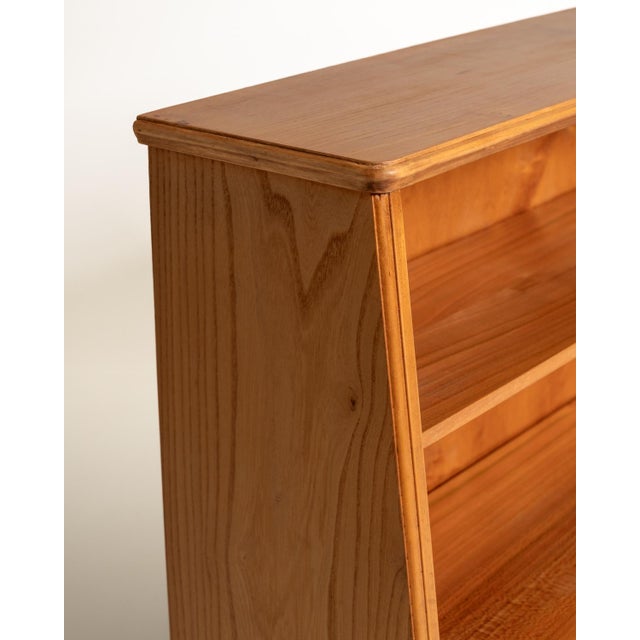 Vintage Scandinavian Elm Bookcase, 1940s For Sale - Image 4 of 8