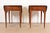English Baker Furniture Style Mahogany Drop Leaf Pembroke Side Tables, Pair For Sale - Image 3 of 13