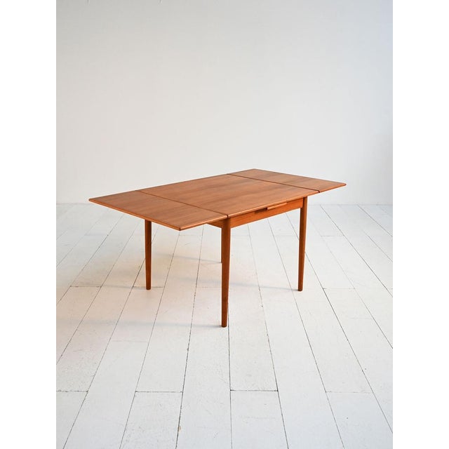 Extendable Teak Table, 1960s For Sale - Image 4 of 13