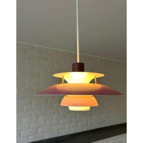PH 5 Mini Suspension Lamp by Poul Henningsen for Louis Poulsen For Sale - Image 4 of 4