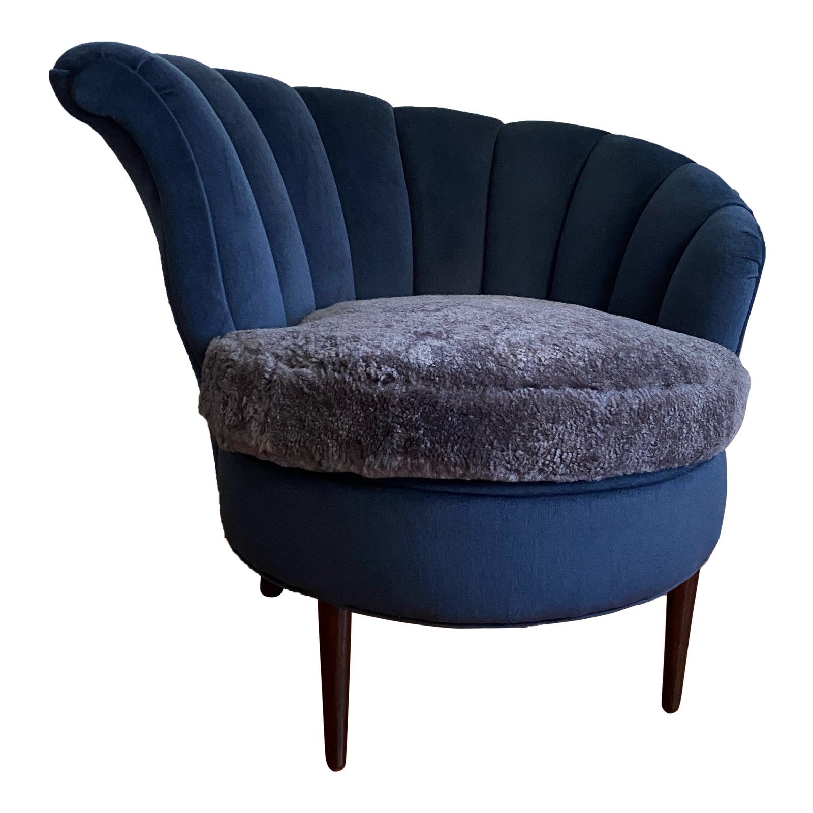 1920s Vintage Channel Back Chair Chairish