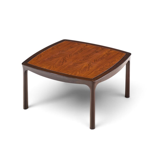 Edward Wormley for Dunbar Mid Century Rosewood Coffee Table For Sale - Image 9 of 10