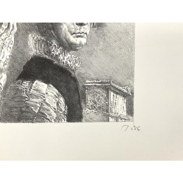 Werner Tübke, Happening in Pompeii IV, 1979, Chalk Lithograph For Sale - Image 6 of 11