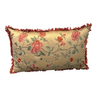 Nancy Corzine Lombard Pillow With Embroidery For Sale