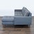 Modern Crate & Barrel Petrie Modern Gray Sectional Sofa With Chaise For Sale - Image 3 of 9