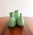 Aqua Green Vases from Italica Ars Firenza, 1950s, Set of 3 For Sale - Image 6 of 6