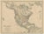 Antique German Map of North America, 1870 For Sale - Image 5 of 5