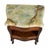 French Provincial Antique French Provincial Walnut Two‑Drawer Nightstand With Marble Top For Sale - Image 3 of 12