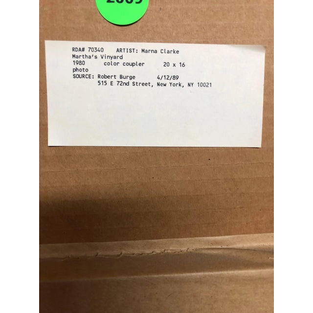 1980s Marna Clarke, Martha's Vineyard Vintage Signed Color C Print Photograph, 1980 For Sale - Image 5 of 6