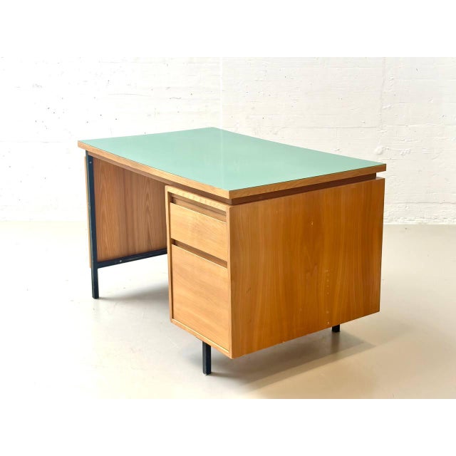 Mid-Century Modern Mid-Century Desk with Linoleum Top from Merz Roller, 1960s For Sale - Image 3 of 16